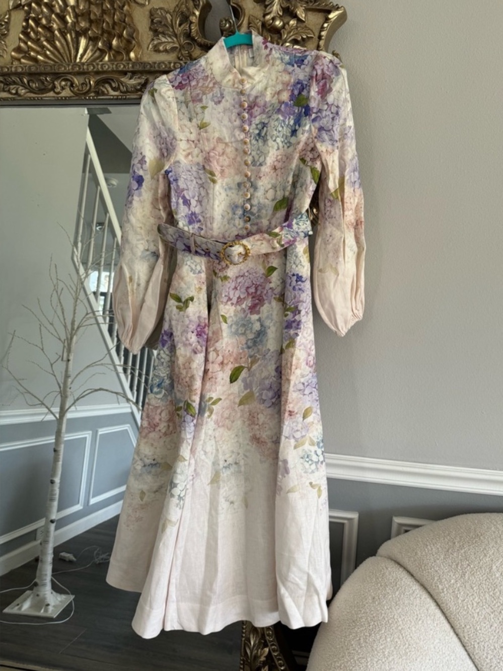 Zimmermann illuminati Floral Pastel Dress Size 0 - Picture 2 of 6